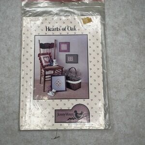 Jenny Wren Ltd Hearts of‎ Oak Cross Stitch Kit New Vintage Craft Project